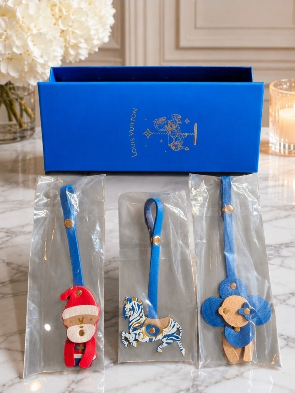 Louis Vuitton Limited Edition Carousel Bag Keychain Charms NEW GWP
